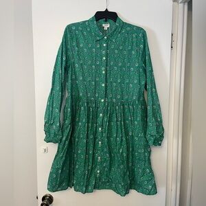 J. Crew mini shirt dress